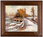 IRA J. DEEN OIL ON CANVAS WINT