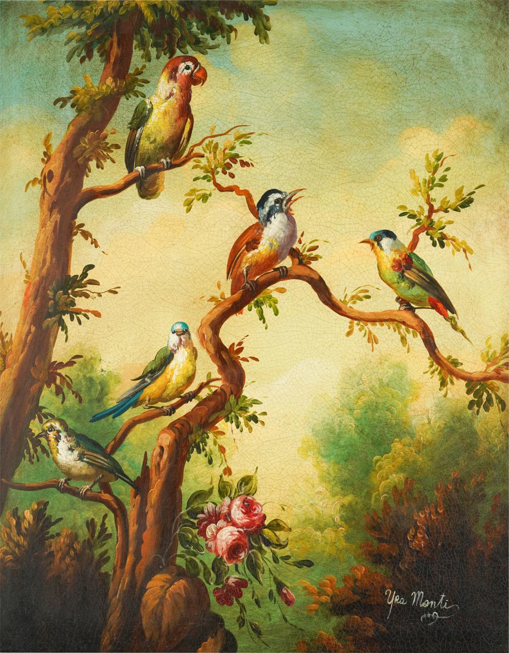 IRA MONTE (B. 1918): BIRDSIra Monte