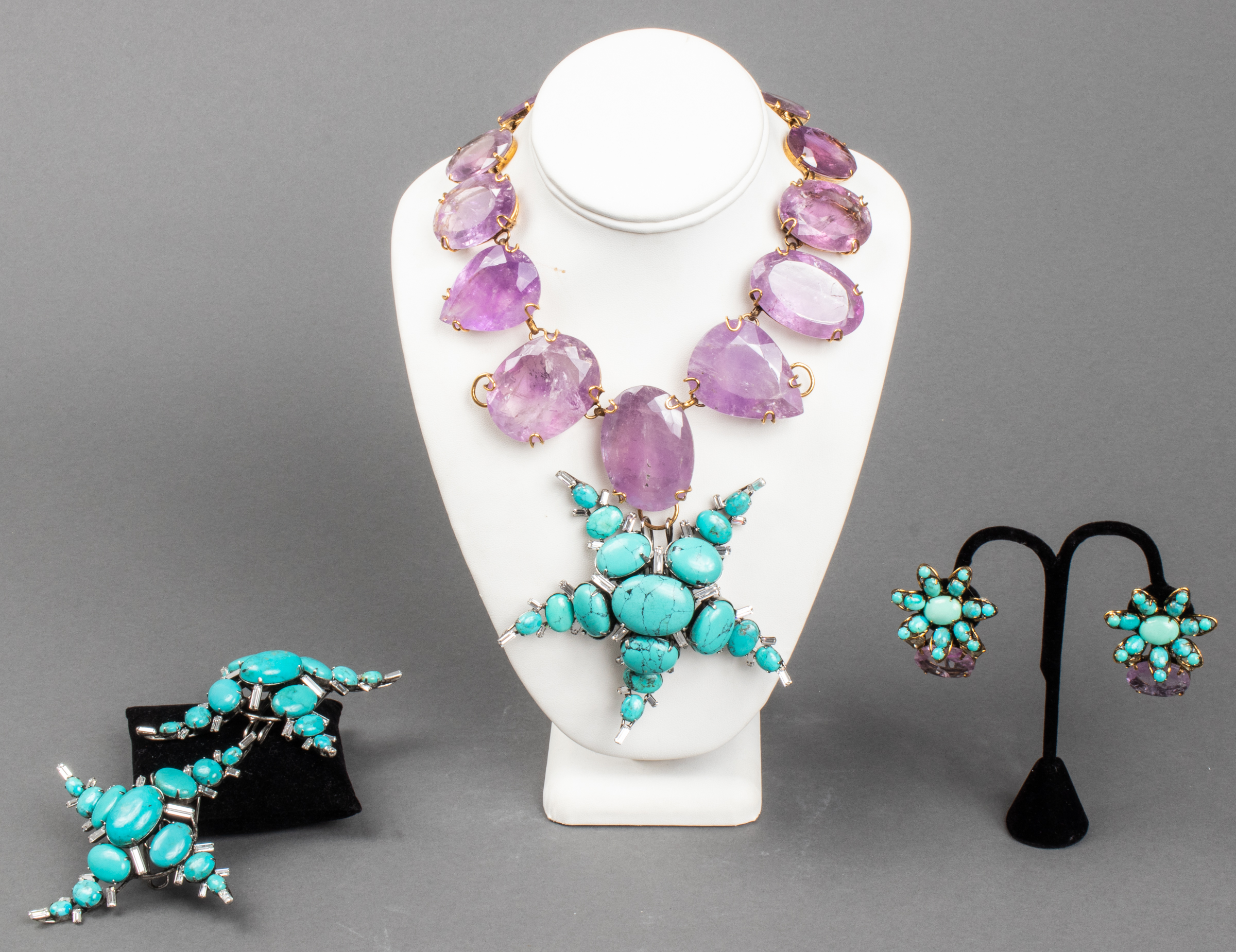 IRADJ MOINI AMETHYST & TURQUOISE