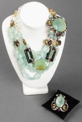 IRADJ MOINI AQUAMARINE, AGATE
