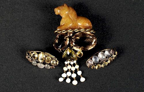 IRADJI MOINI HORSE PIN &