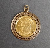 IRAN PAHLAVI GOLD COIN WITHIN
