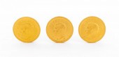 IRAN PAHLAVI GOLD COINS SET OF