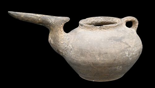 IRANIAN BURNISHED POTTERY SPOUTED