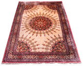 IRANIAN GHOUM SILK SIGNED CARP