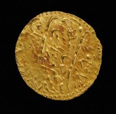 Iranian gold coin, possibly ha