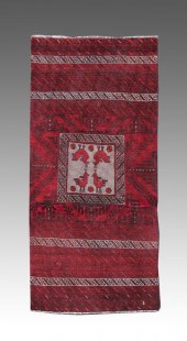 IRANIAN HAND KNOTTED WOOL TRIB