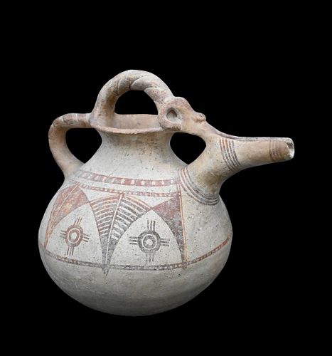 IRANIAN POTTERY SPOUTED