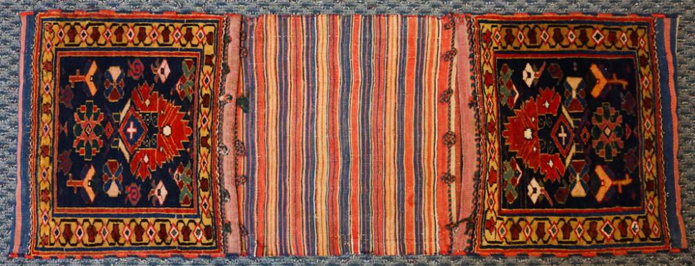 IRANIAN SADDLEBAG, 4 FT 3 IN X 1 FT