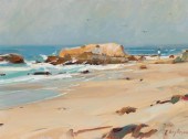 IRBY BROWN (1928-2016), BEACH