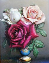 Irene Klestova (1908-1989) oil