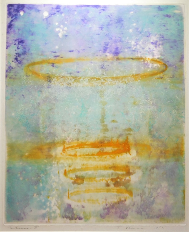 IRENE VALINCIUS ABSTRACT MONOTYPE