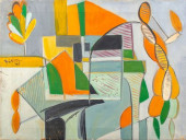 IRENE ZEVON CUBIST STILL LIFE