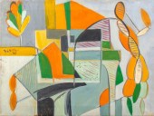 IRENE ZEVON CUBIST STILL LIFE