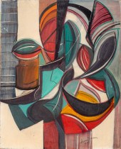 IRENE ZEVON MODERN ABSTRACT OI