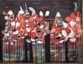 IRENE ZEVON MODERN ABSTRACT OI