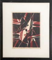 IRENE ZEVON "SAILS" LITHOGRAPH