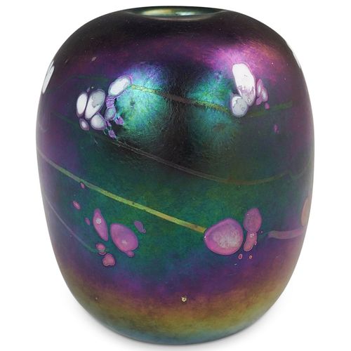 IRIDESCENT ART GLASS PURPLE