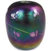 IRIDESCENT ART GLASS PURPLE VA