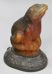 IRIDESCENT FROG TABLE LAMPTabl