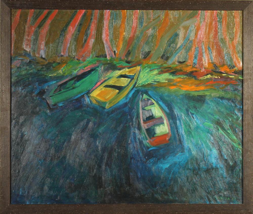 IRION SHIELDS OIL ON CANVASIRION