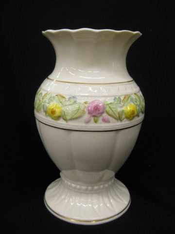 Irish Belleek Porcelain Vase floral