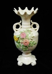 IRISH BELLEEK PREMIERE VASE, G