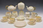 IRISH BELLEEK SHAMROCK GROUPIN