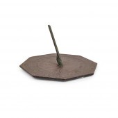 IRISH CARVED SLATE AND BRONZE