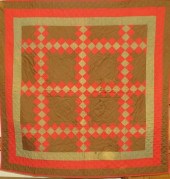 IRISH CHAIN PATTERN PIECEWORK