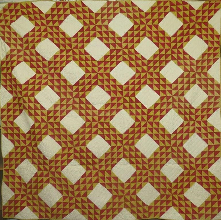 IRISH CHAIN VARIANT QUILTca.