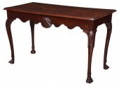 IRISH CHIPPENDALE SHELL CARVED