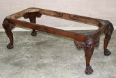 IRISH CHIPPENDALE STYLE BENCH
