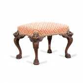 IRISH CHIPPENDALE STYLE MAHOGA