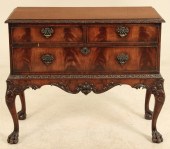 IRISH CHIPPENDALE STYLE MAHOGA