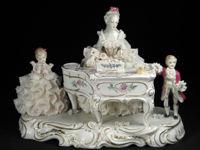 Irish Dresden lace porcelain