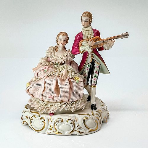 IRISH DRESDEN PORCELAIN FIGURINE
