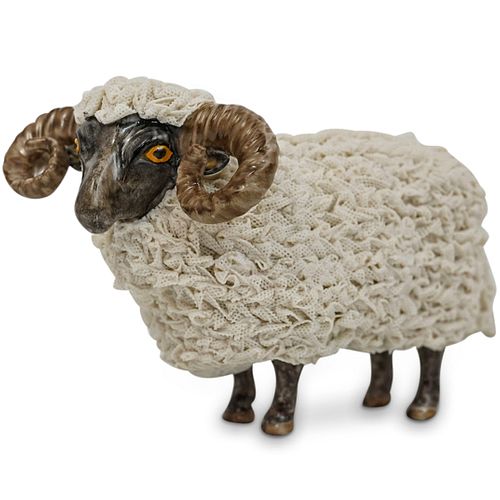 IRISH DRESDEN PORCELAIN RAM