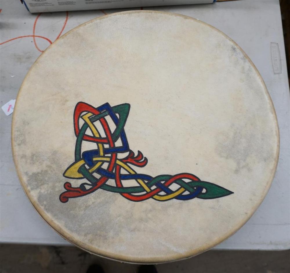 IRISH GENUINE GOATSKIN HAND-PAINTED