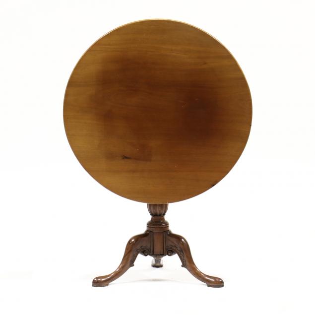 IRISH GEORGE II CARVED MAHOGANY