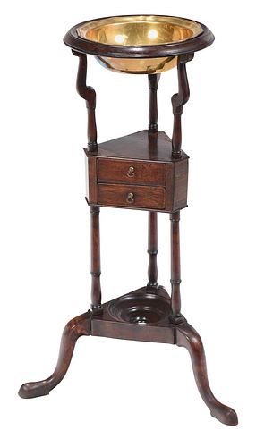 IRISH GEORGE II MAHOGANY BASIN