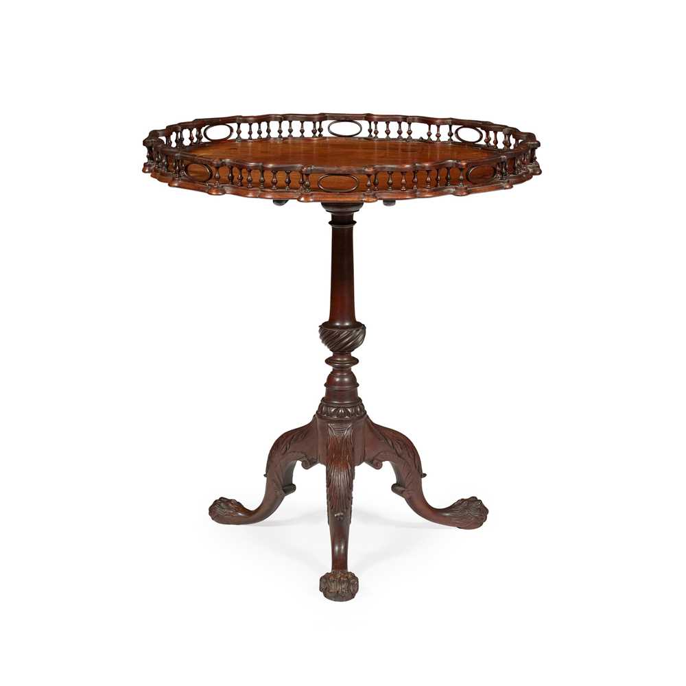 IRISH GEORGE III STYLE MAHOGANY
