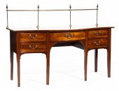 IRISH INLAID MAHOGANY SERPENTI