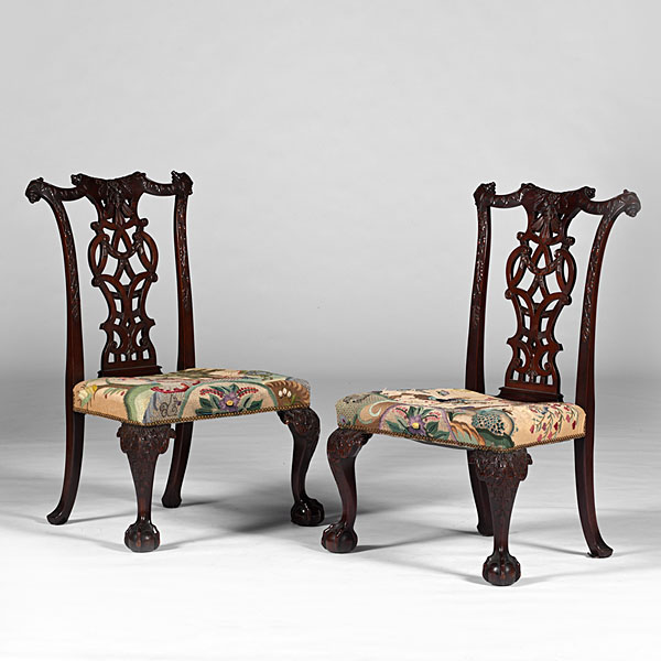 Irish Mahogany Chippendale-style