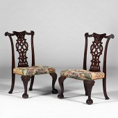 Irish Mahogany Chippendale-sty