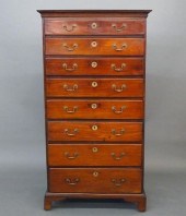 IRISH MAHOGANY TALL CHESTA 19t
