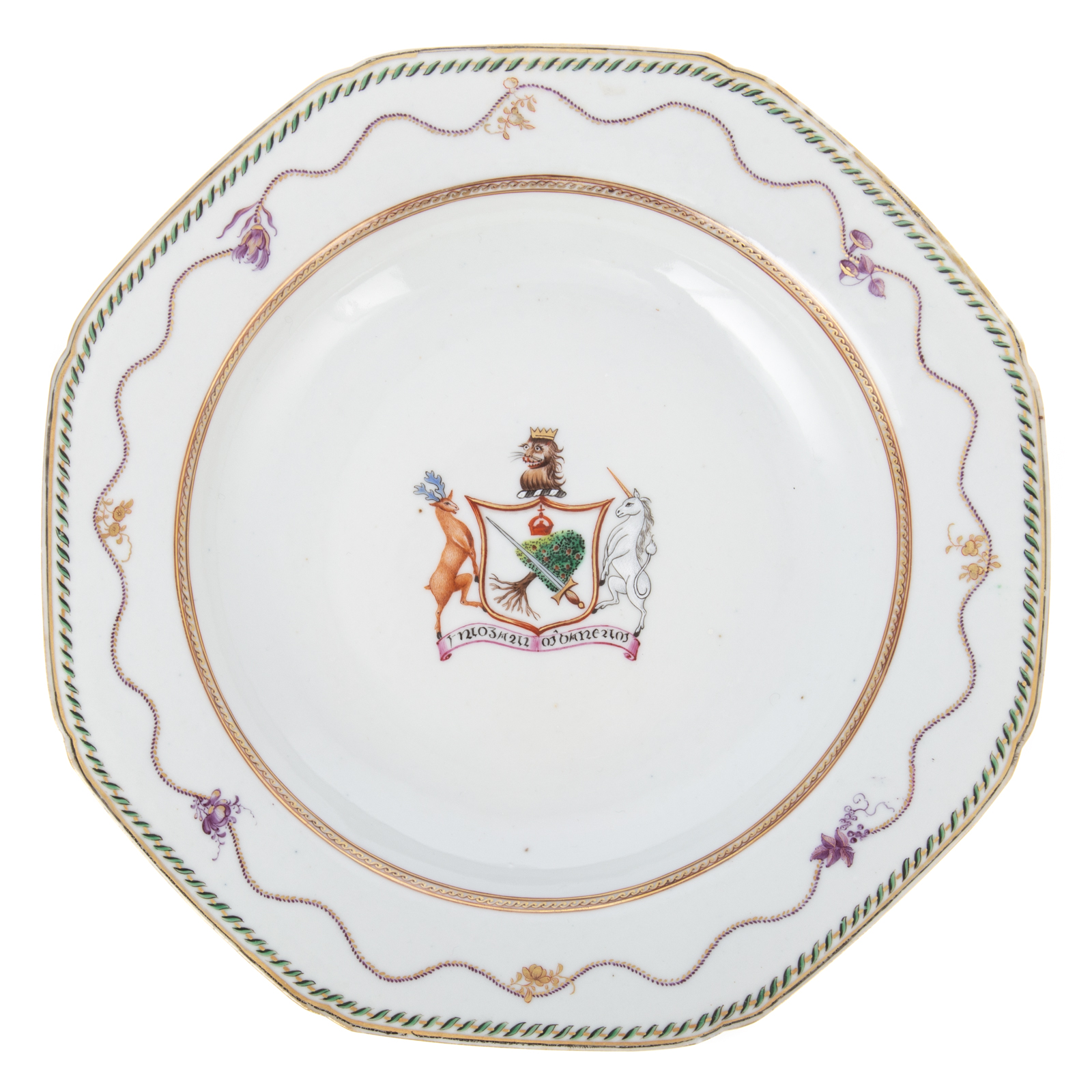 IRISH MARKET ARMORIAL PLATE,