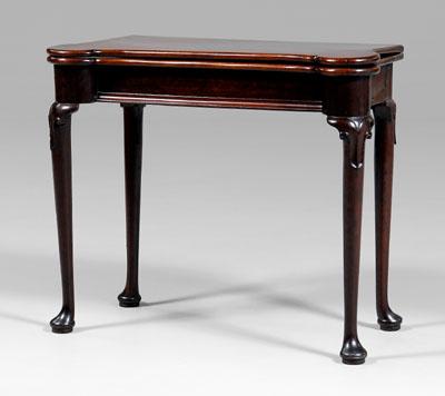 Irish Queen Anne games table,