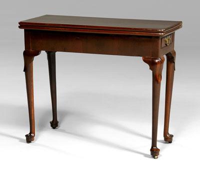 Irish Queen Anne mahogany games