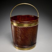 IRISH REGENCY BRASS-MOUNTED MA